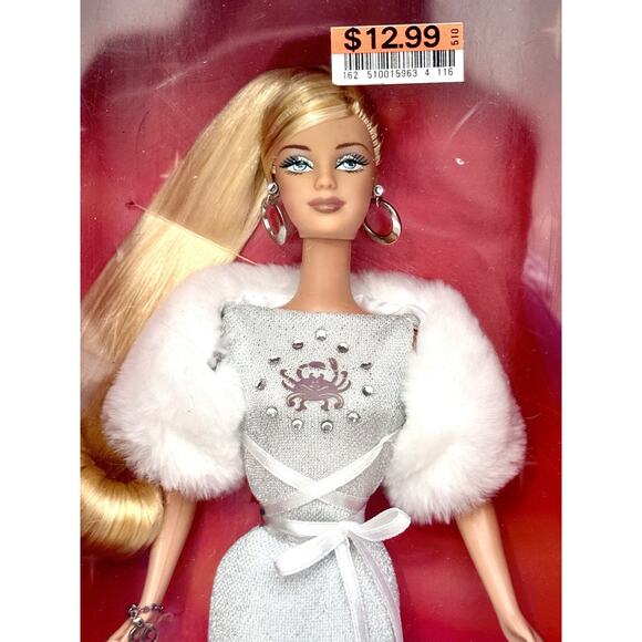 2004 Zodiac Cancer Barbie C6243 Pink Label Mattel Collector – NRFB - Picture 5 of 8